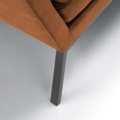 Studio Copenhagen Fauteuil Chilli - Microfibre Hila: Marron doré - Gris -Pas Cher Fauteuils Magasin 1000238780 210121 14445600156 DETAILS P000000001000238780