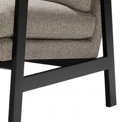 Studio Copenhagen Fauteuil Pepper - Tissu Shina: Gris clair - Noir -Pas Cher Fauteuils Magasin 1000238830 210121 14453100531 DETAILS P000000001000238830