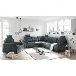 Loftscape Fauteuil de relaxation Lomme - Microfibre - Microfibre Ranu: Anthracite -Pas Cher Fauteuils Magasin 1000241652 210127 18085500095 MOOD DETAILS P000000001000241652 mood