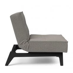 Innovation Möbel Fauteuil Splitback Eik - Tissu Mixed Dance : 521 Grey - Noir -Pas Cher Fauteuils Magasin 1000244300 210218 15052100224 DETAILS P000000001000244300