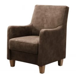 Ridgevalley Fauteuil Orbeil - Microfibre - Microfibre Flavie: Nougat