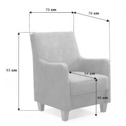 Ridgevalley Fauteuil Orbeil - Microfibre - Microfibre Flavie: Nougat -Pas Cher Fauteuils Magasin 1000248685 210317 15122300165 SKETCH DETAILS P000000001000248685 sketch