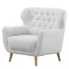 Ridgevalley Fauteuil Mansac - Tissage à plat - Tissu Gila: Gris clair