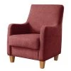 Loftscape Fauteuil Baulon - Tissage à plat - Tissu Ama: Bordeaux -Pas Cher Fauteuils Magasin 1000253761 210419 14581800286 IMAGE P000000001000253761