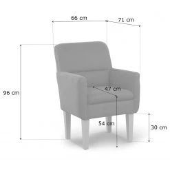 Loftscape Fauteuil Juillac - Tissage à plat - Tissu Olea: Vert olive -Pas Cher Fauteuils Magasin 1000253984 210413 13352200018 SKETCH DETAILS P000000001000253984 sketch