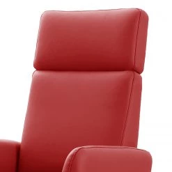 Fredriks Fauteuil relax Bosville - Cuir véritable - Cuir Pua: Rouge - Fonction relaxation - Réglage électrique : 2 moteurs avec batterie -Pas Cher Fauteuils Magasin 1000254169 210426 12294600110 DETAILS P000000001000254169