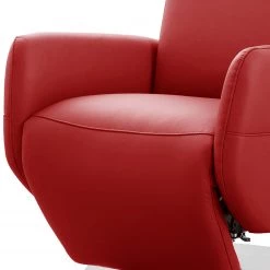 Fredriks Fauteuil relax Bosville - Cuir véritable - Cuir Pua: Rouge - Fonction relaxation - Réglage électrique : 2 moteurs avec batterie -Pas Cher Fauteuils Magasin 1000254169 210426 12294600111 DETAILS P000000001000254169