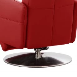 Fredriks Fauteuil relax Bosville - Cuir véritable - Cuir Pua: Rouge - Fonction relaxation - Réglage électrique : 2 moteurs avec batterie -Pas Cher Fauteuils Magasin 1000254169 210426 12294600113 DETAILS P000000001000254169