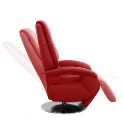 Fredriks Fauteuil relax Givors - Cuir Pua: Rouge - Fonction relaxation - Avec aide au redressement -Pas Cher Fauteuils Magasin 1000254179 210426 12301500259 DETAILS P000000001000254179