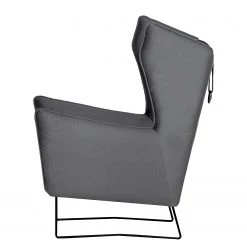 Bizzarto Fauteuil Caleta - Tissu - Velours Onoli: Anthracite -Pas Cher Fauteuils Magasin 1000256766 210427 09293800342 DETAILS P000000001000256766