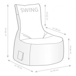 Magma-Heimtex Fauteuil pouf Scuba Swing -Pas Cher Fauteuils Magasin 1000259490 210421 15371800120 SKETCH DETAILS P000000001000259490 sketch