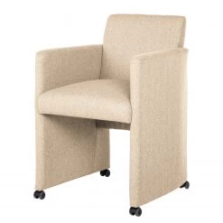 Loftscape Fauteuil Konna - Tissage à plat - Sable