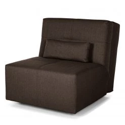 Loftscape Fauteuil convertible Kassari - Tissage à plat - Marron foncé