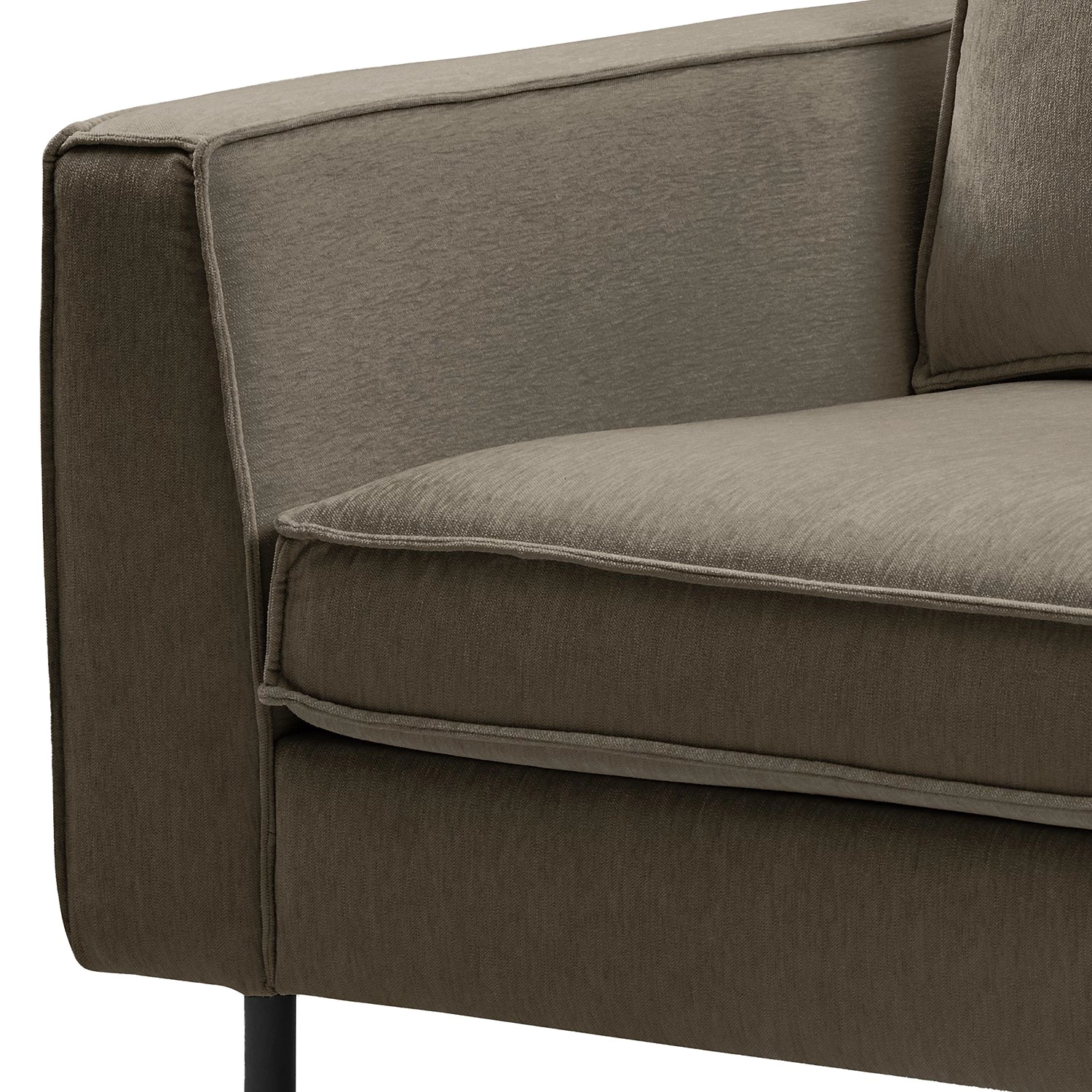 Mørteens Fauteuil Monblanc - Tissu - Tissu Velia: Gris marron 9 Mørteens Fauteuil Monblanc - Tissu - Tissu Velia: Gris marron – Image 7