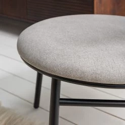 Studio Copenhagen Fauteuil de jardin Embi - Tissu / Métal - Gris / Noir -Pas Cher Fauteuils Magasin 1000273447 220919 024 MOOD DETAILS P000000001000273447 mood