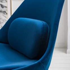 Studio Copenhagen Fauteuil Evie II - Velours / Métal - Bleu foncé / Noir -Pas Cher Fauteuils Magasin 1000273471 220919 024 MOOD DETAILS P000000001000273471 mood