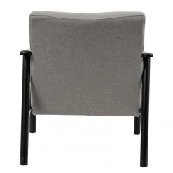 Studio Copenhagen Fauteuil Etah - Tissu / Hêtre massif - Gris / Noir -Pas Cher Fauteuils Magasin 1000273473 220420 040 DETAILS P000000001000273473