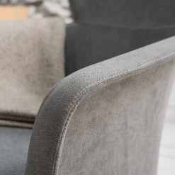 Mørteens Rocking chair Felin - Tissu / Métal / Hêtre massif - Gris / Noir / Hêtre -Pas Cher Fauteuils Magasin 1000273480 220912 027 MOOD DETAILS P000000001000273480 mood