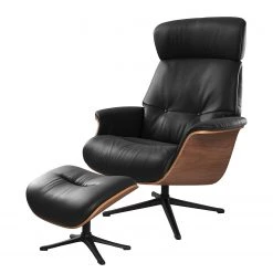 Studio Copenhagen Fauteuil relax Anderson I - Cuir véritable Neka : Noir - Noir - Noyer 31 Studio Copenhagen Fauteuil relax Anderson I - Cuir véritable Neka : Noir - Noir - Noyer -Pas Cher Fauteuils Magasin 1000276939 211007 10420000090 DETAILS P000000001000276939