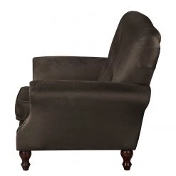 Red Living Fauteuil Dassel - Velours - Velours Onoli: Espresso -Pas Cher Fauteuils Magasin 1000278193 210715 11324100224 DETAILS P000000001000278193