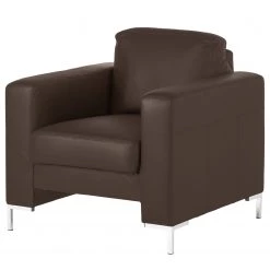 Fredriks Fauteuil Lampone - Cuir véritable - Marron