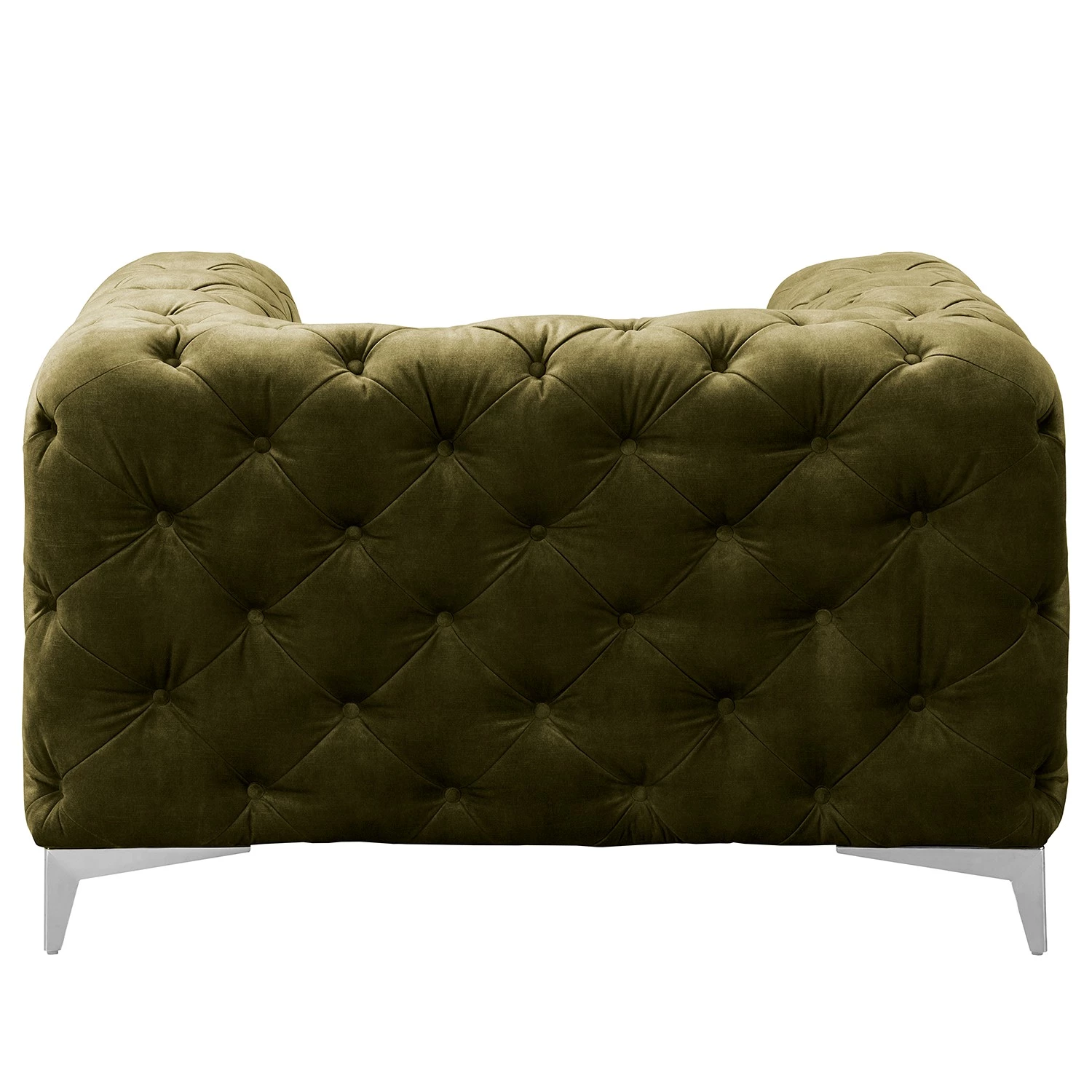 Red Living Fauteuil Merlin - Velours Tomi: Vert vieilli 6 Red Living Fauteuil Merlin - Velours Tomi: Vert vieilli – Image 4