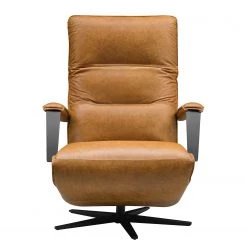 Ars manufacti Fauteuil relax Asunden - Aspect cuir vieilli - Tissu composite Bulan: Camel -Pas Cher Fauteuils Magasin 1000306818 220331 040 DETAILS P000000001000306818