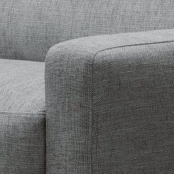 Fredriks Fauteuil Circle - Tissage à plat - Tissu Vega: Gris clair -Pas Cher Fauteuils Magasin 1000306891 220727 070 DETAILS P000000001000306891