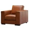 Ars manufacti Fauteuil Locana - Cuir Bulle: Tabac