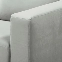 Norrwood Fauteuil MAISON - Tissage à plat - Velours Vaia: Gris clair -Pas Cher Fauteuils Magasin 1000310293 211201 123053000168 DETAILS P000000001000310293