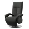 Loftscape Fauteuil relax Leesburg - Tissu Amra: Anthracite - Fonction relaxation - Sans aide au redressement - Réglage électrique : 2 moteurs avec câble