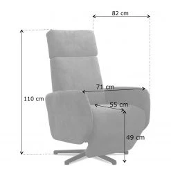 Loftscape Fauteuil relax Gosport - Microfibre Flavie: Nougat - Fonction relaxation - Avec aide au redressement - Réglage électrique : 2 moteurs avec batterie -Pas Cher Fauteuils Magasin 1000317054 220120 11542900754 SKETCH DETAILS P000000001000317054 sketch