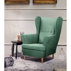 Norrwood Fauteuil bergère Ranu I - Microfibre Enza: Vert menthe -Pas Cher Fauteuils Magasin 1000329982 220304 020 MOOD DETAILS P000000001000329982 mood