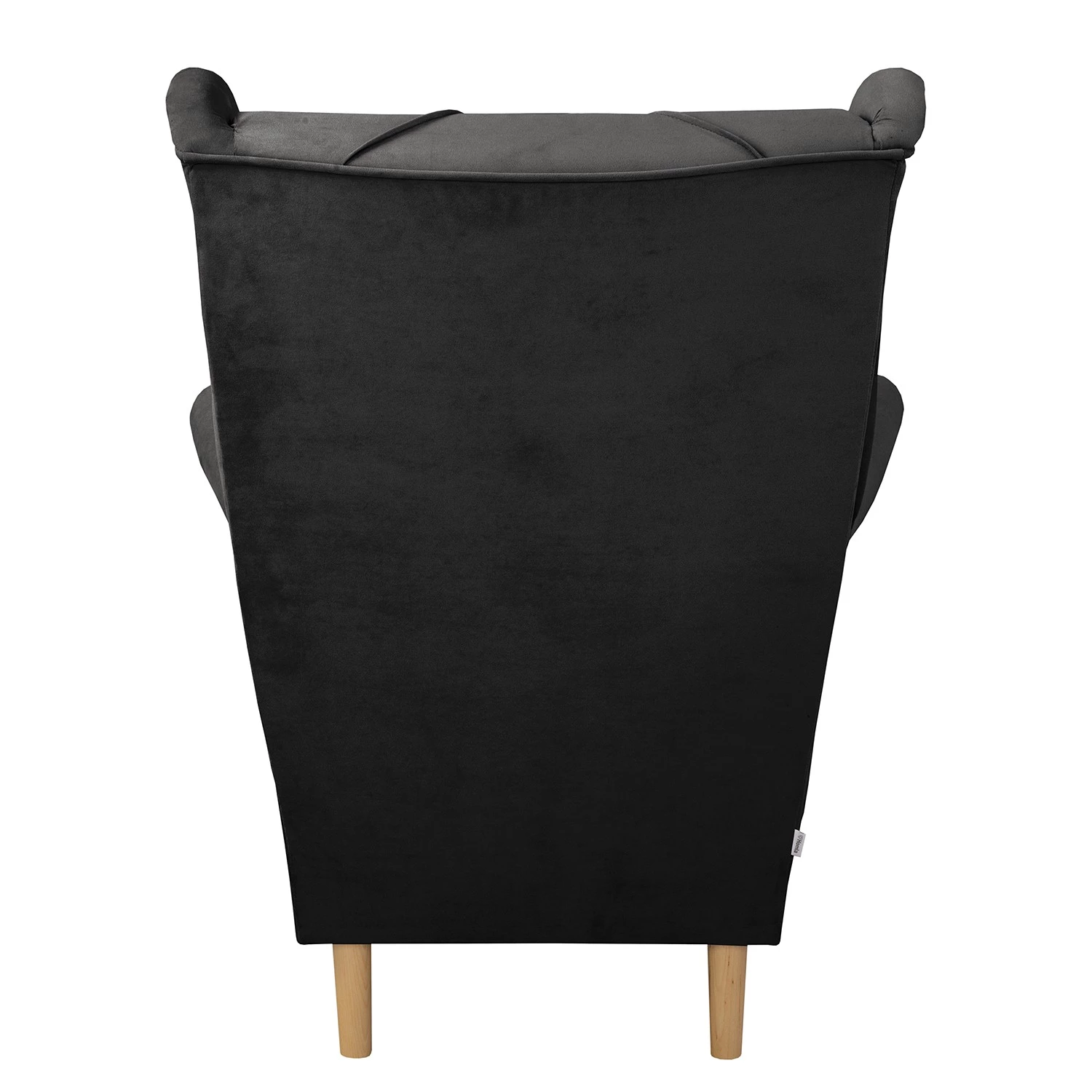 Norrwood Fauteuil bergère Olmen - Microfibre Jada: Noir 7 Norrwood Fauteuil bergère Olmen - Microfibre Jada: Noir – Image 5