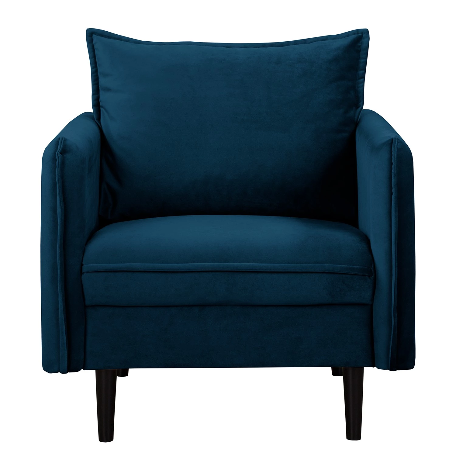 Norrwood Fauteuil Palawan - Velours Ravi: Bleu marine 5 Norrwood Fauteuil Palawan - Velours Ravi: Bleu marine – Image 3