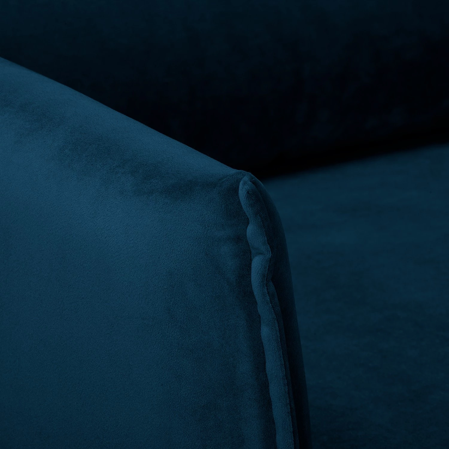 Norrwood Fauteuil Palawan - Velours Ravi: Bleu marine 8 Norrwood Fauteuil Palawan - Velours Ravi: Bleu marine – Image 6