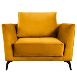 Norrwood Fauteuil Gobabis - Velours Ravi: Jaune moutarde -Pas Cher Fauteuils Magasin 1000330861 220218 030 DETAILS P000000001000330861