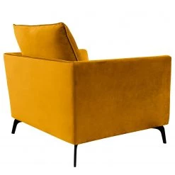 Norrwood Fauteuil Gobabis - Velours Ravi: Jaune moutarde -Pas Cher Fauteuils Magasin 1000330861 220218 040 DETAILS P000000001000330861