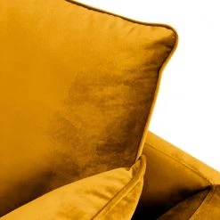 Norrwood Fauteuil Gobabis - Velours Ravi: Jaune moutarde -Pas Cher Fauteuils Magasin 1000330861 220218 080 DETAILS P000000001000330861