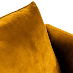 Norrwood Fauteuil Gobabis - Velours Ravi: Jaune moutarde -Pas Cher Fauteuils Magasin 1000330861 220218 100 DETAILS P000000001000330861