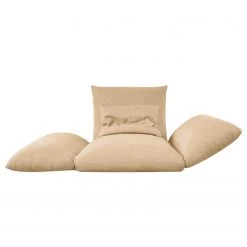 Loftscape Fauteuil XL Olympus - Tissu Polly: Beige -Pas Cher Fauteuils Magasin 1000330875 220214 060 DETAILS P000000001000330875