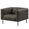 Norrwood Fauteuil Onaka - Cuir synthétique Burga: Anthracite -Pas Cher Fauteuils Magasin 1000343859 220412 010 IMAGE P000000001000343859