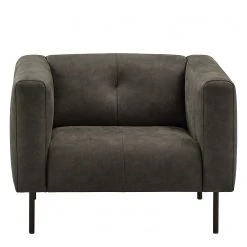 Norrwood Fauteuil Onaka - Cuir synthétique Burga: Anthracite -Pas Cher Fauteuils Magasin 1000343859 220412 030 DETAILS P000000001000343859