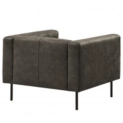 Norrwood Fauteuil Onaka - Cuir synthétique Burga: Anthracite -Pas Cher Fauteuils Magasin 1000343859 220412 040 DETAILS P000000001000343859