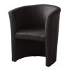 Mooved Fauteuil cocktail Sinclair - Imitation cuir -Pas Cher Fauteuils Magasin cocktailsessel sinclair kunstleder dunkelbraun 5141504