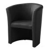 Mooved Fauteuil cocktail Sinclair - Imitation cuir -Pas Cher Fauteuils Magasin cocktailsessel sinclair kunstleder schwarz 5141408