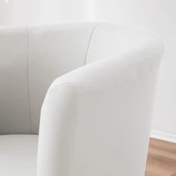 Mooved Fauteuil cocktail Sinclair - Imitation cuir -Pas Cher Fauteuils Magasin cocktailsessel sinclair kunstleder weiss 5141376