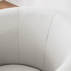 Mooved Fauteuil cocktail Sinclair - Imitation cuir -Pas Cher Fauteuils Magasin cocktailsessel sinclair kunstleder weiss 5141384