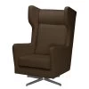Mørteens Fauteuil pivotant Bucoli - Marron -Pas Cher Fauteuils Magasin drehsessel bucoli strukturstoff braun 4625460