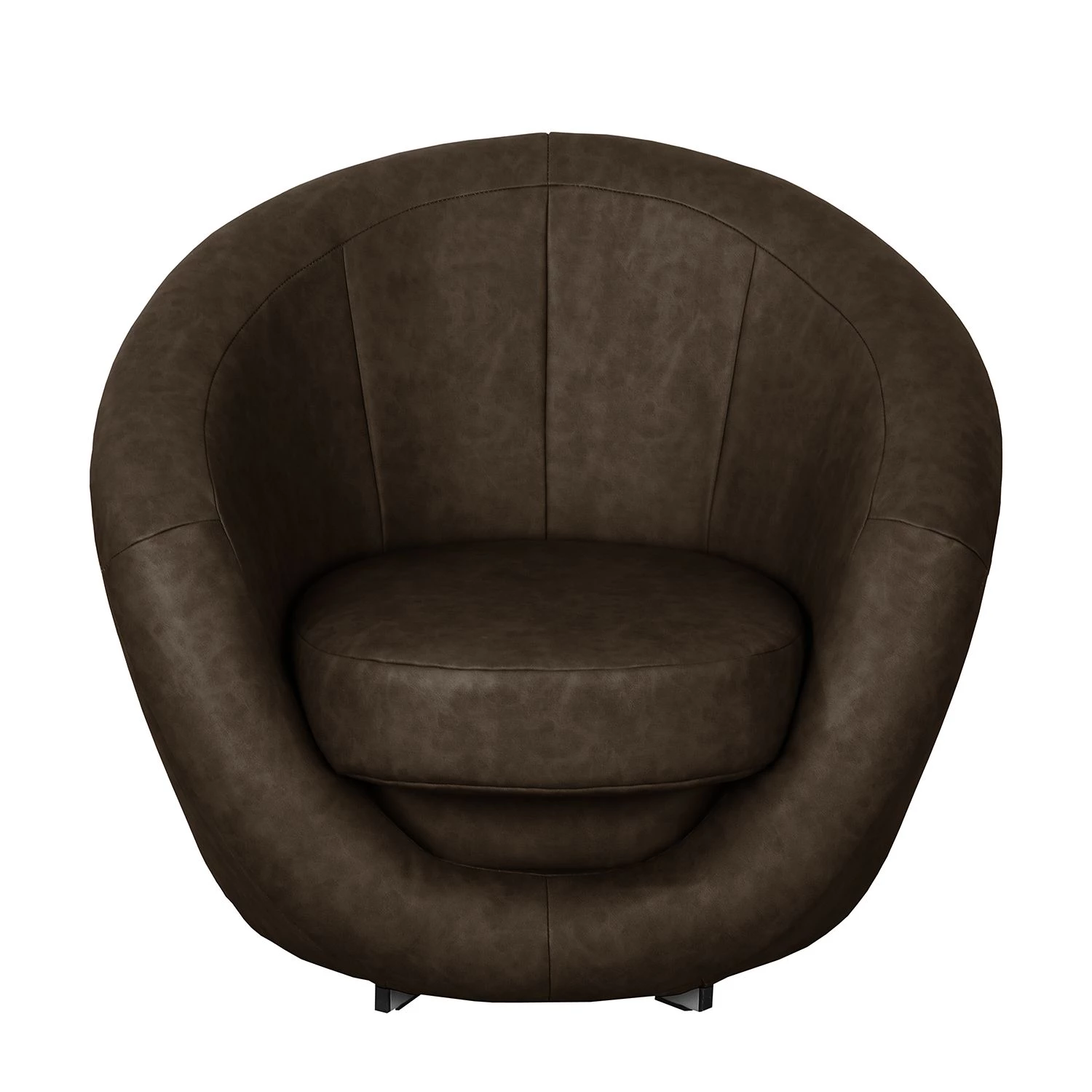 Fredriks Fauteuil pivotant Marvin - Marron foncé 4 Fredriks Fauteuil pivotant Marvin - Marron foncé – Image 2